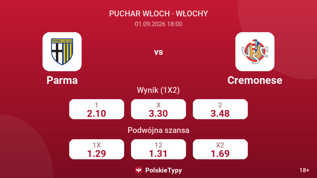 Parma - Cremonese — kursy
