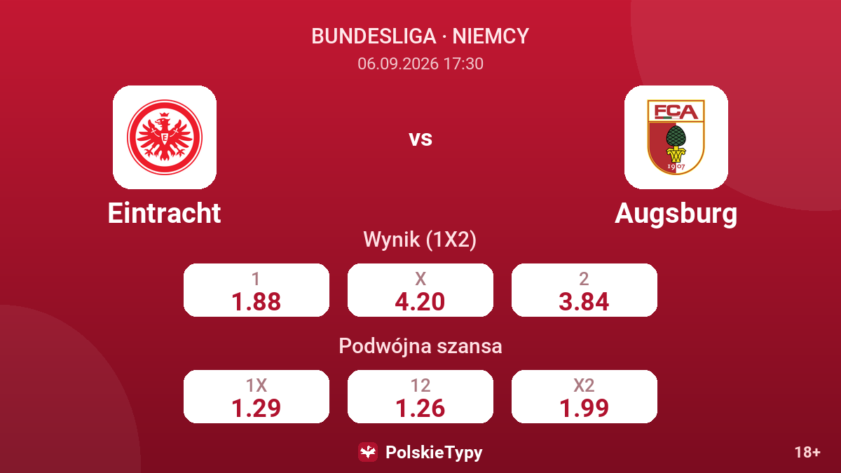 Eintracht - Augsburg — kursy