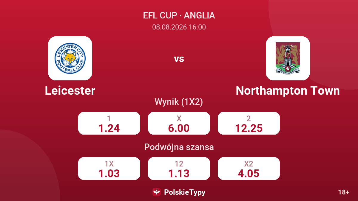 Leicester - Northampton Town — kursy