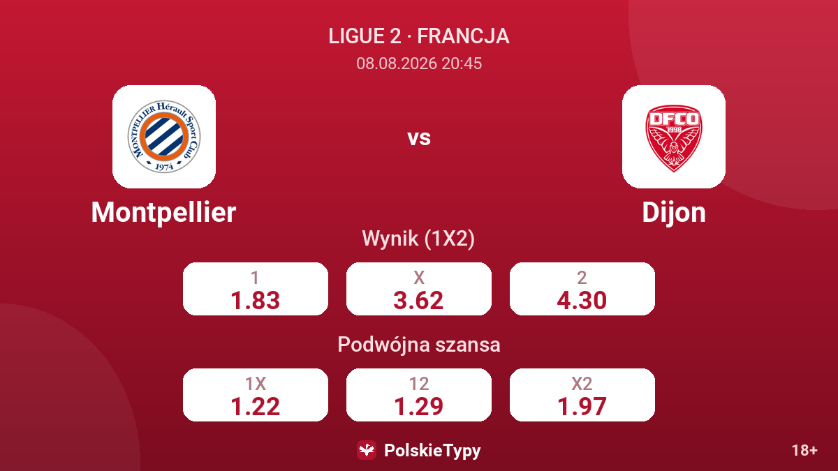Montpellier - Dijon — kursy