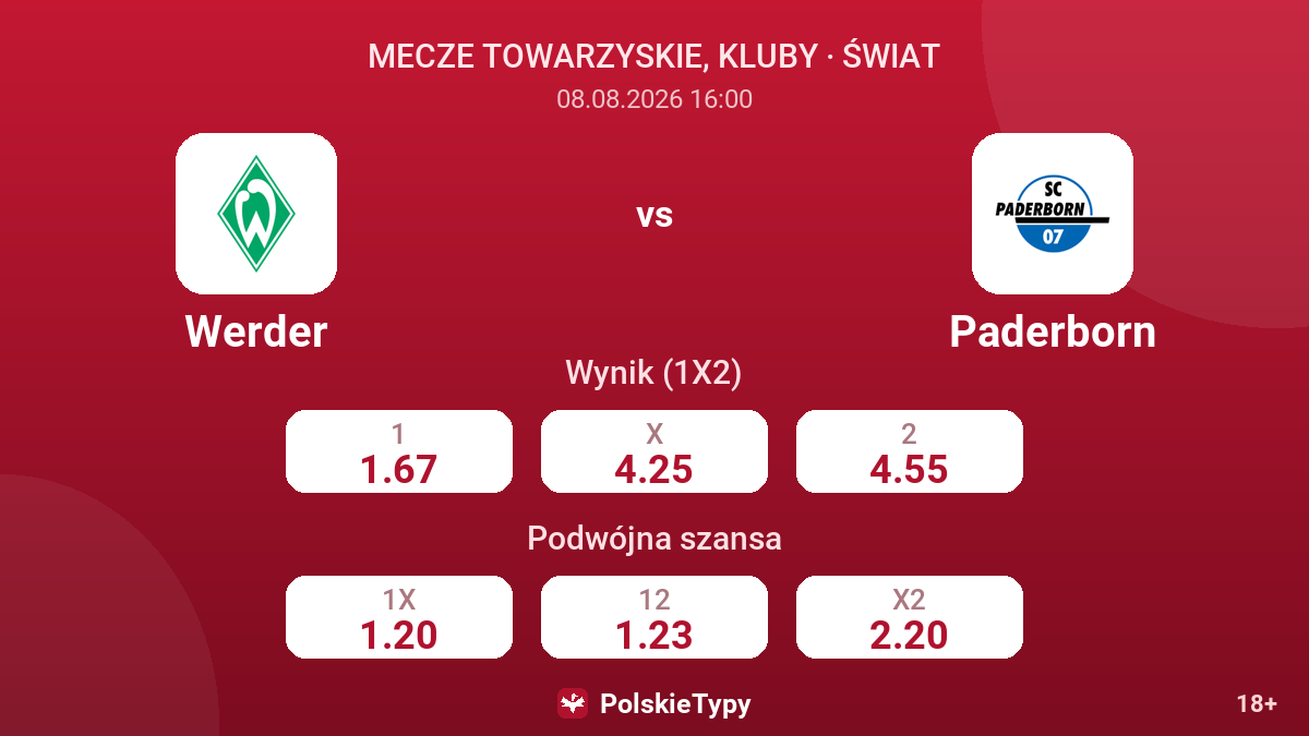 Werder - Paderborn — kursy