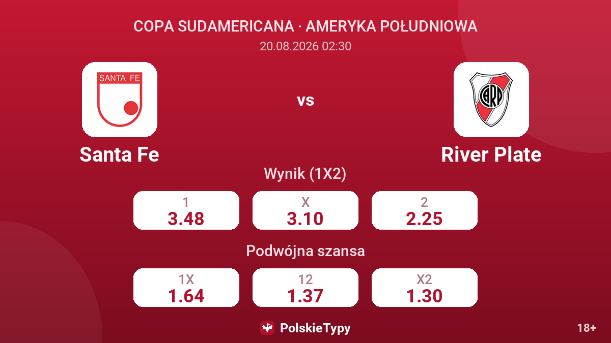 Santa Fe - River Plate — kursy