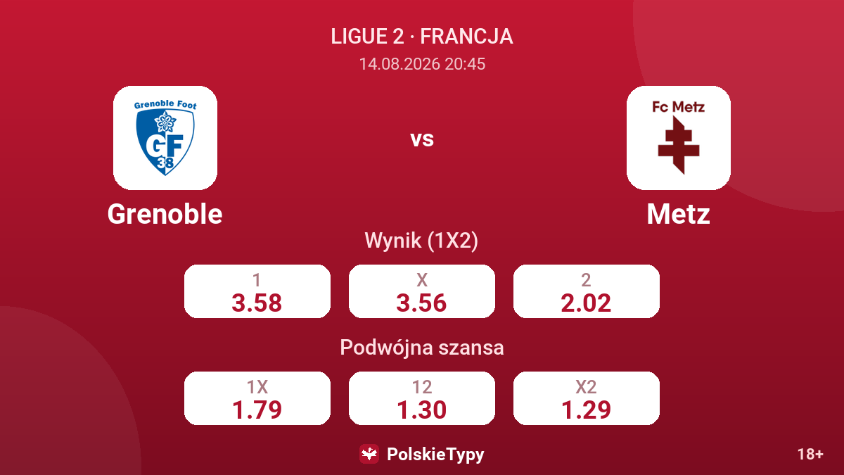 Grenoble - Metz — kursy
