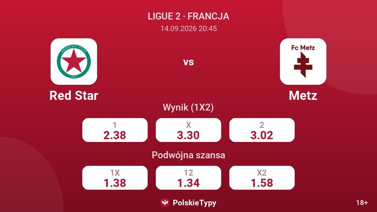 Red Star - Metz — kursy