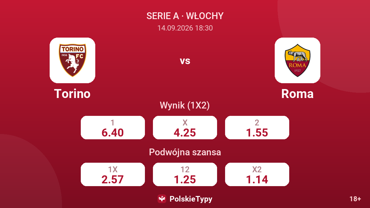 Torino - Roma — kursy