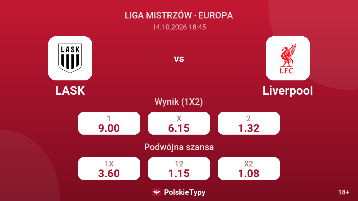 LASK - Liverpool — kursy