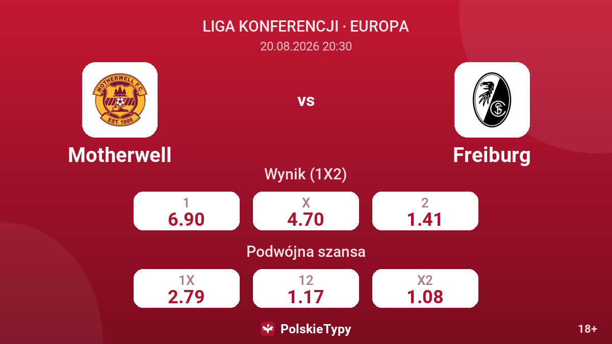 Motherwell - Freiburg — kursy