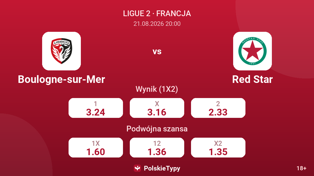 Boulogne-sur-Mer - Red Star — kursy
