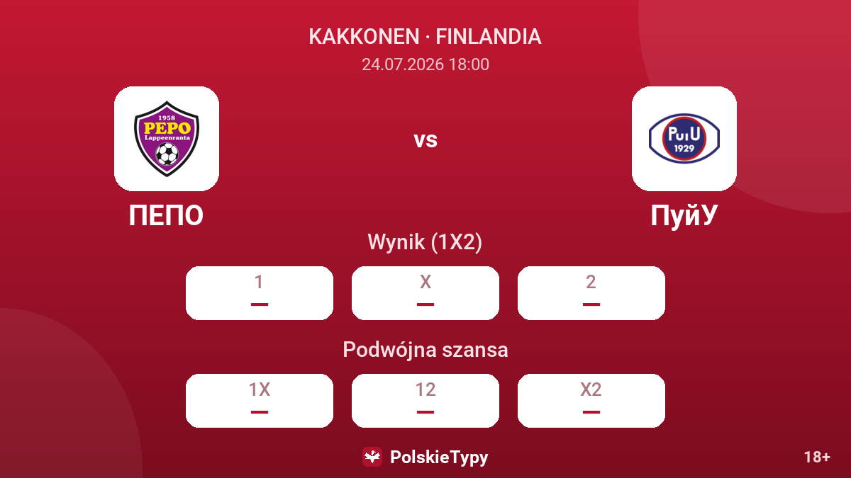 PEPO vs PuiU — kursy