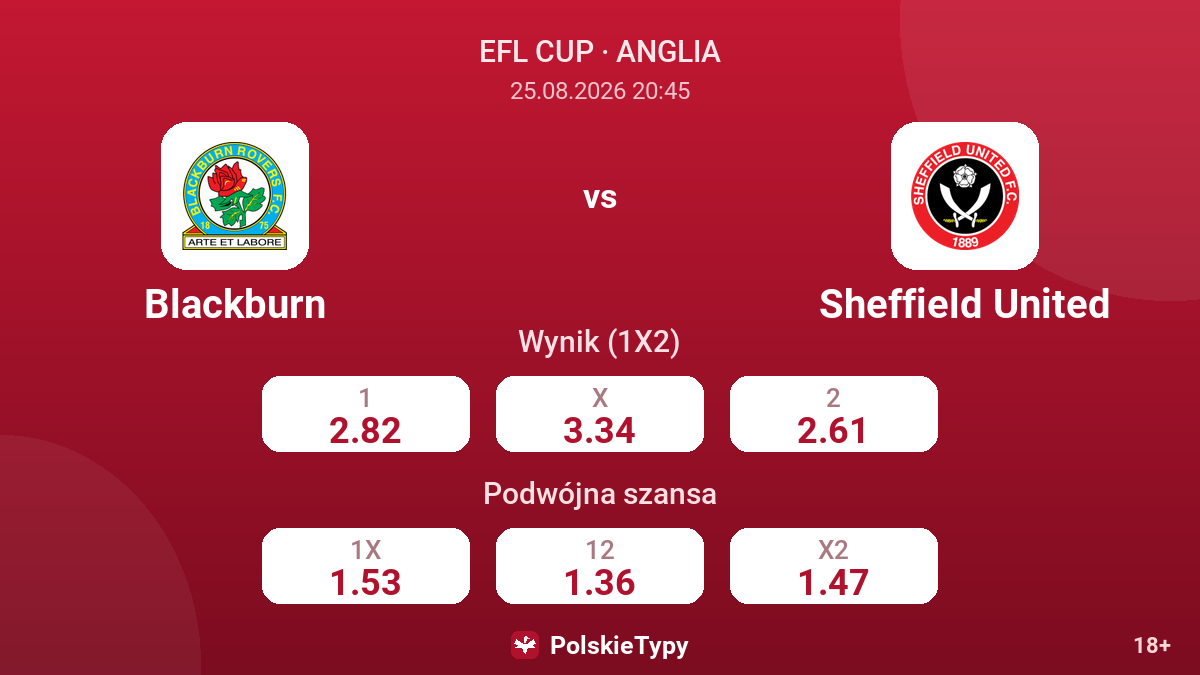 Blackburn - Sheffield United — kursy