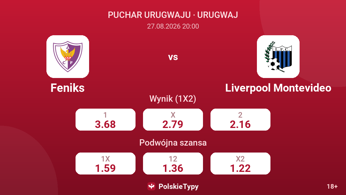 Feniks - Liverpool Montevideo — kursy