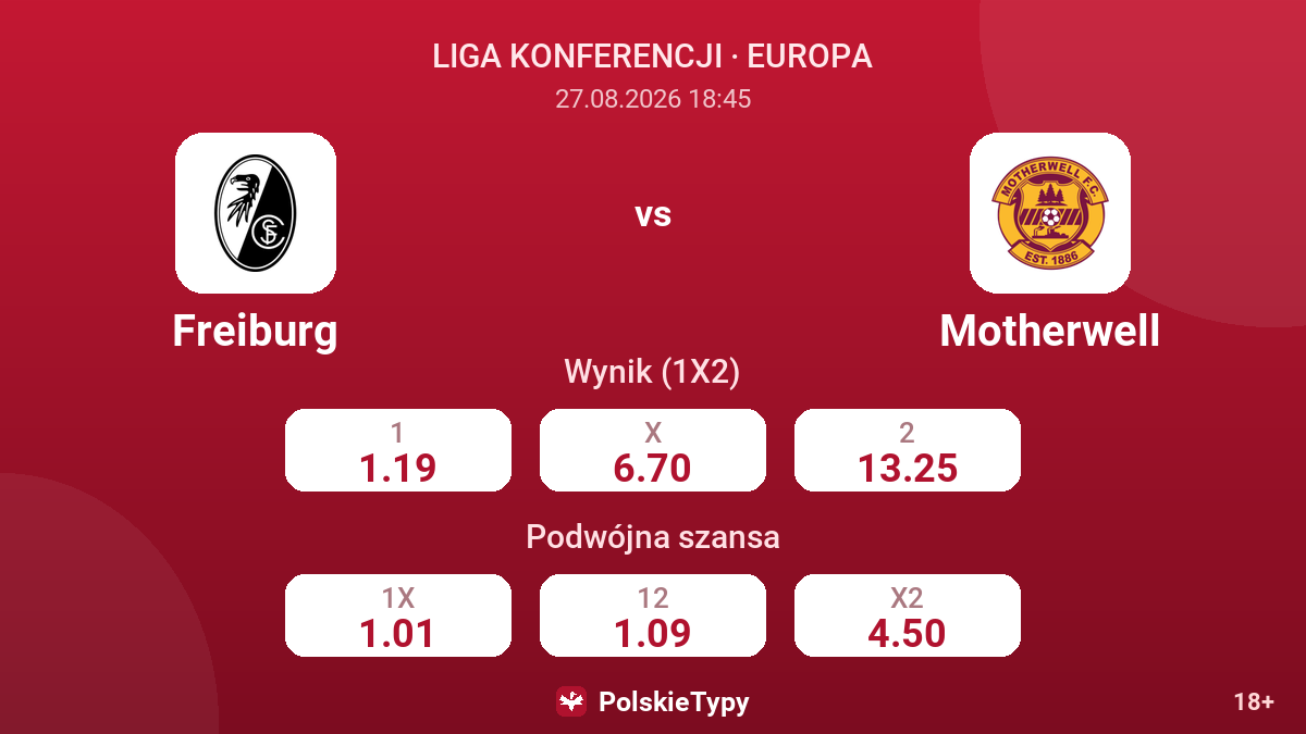Freiburg - Motherwell — kursy
