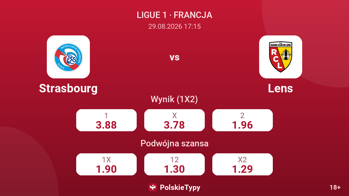 Strasbourg - Lens — kursy