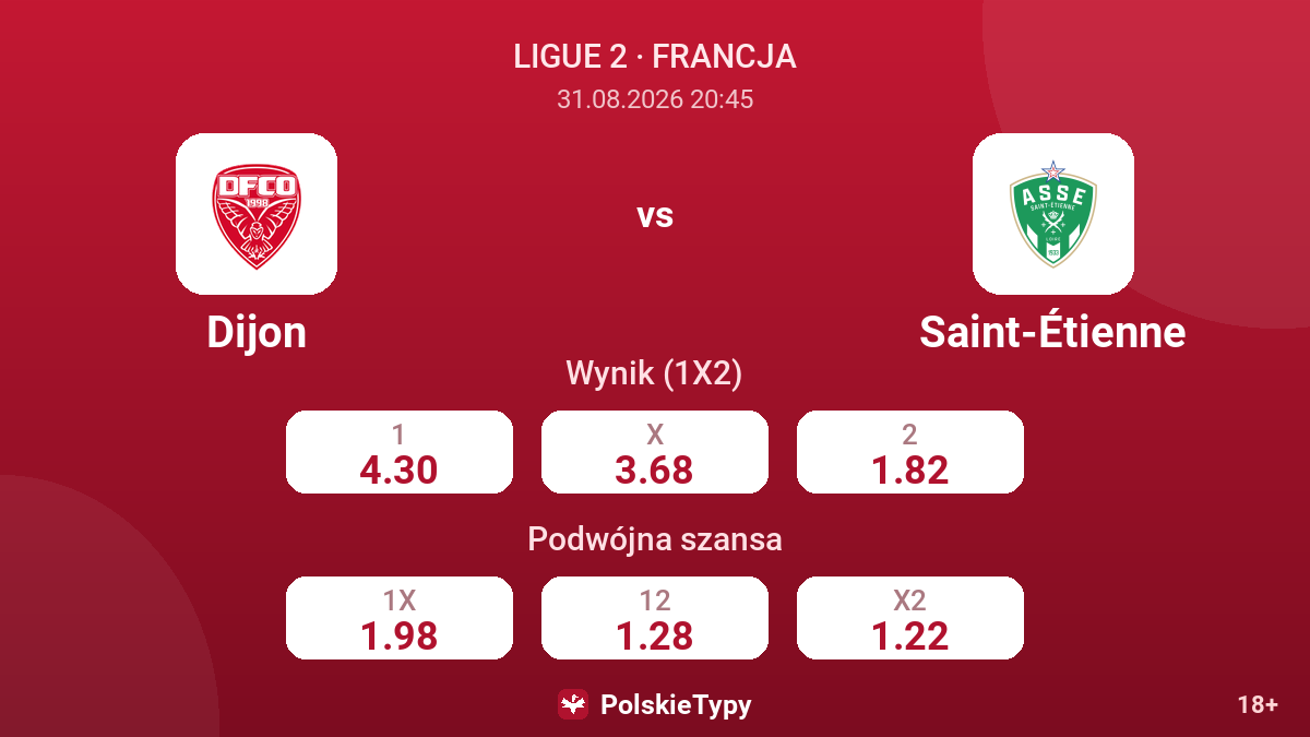 Dijon - Saint-Étienne — kursy